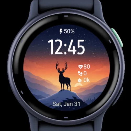 Stag at Sunset · Screenshot 2