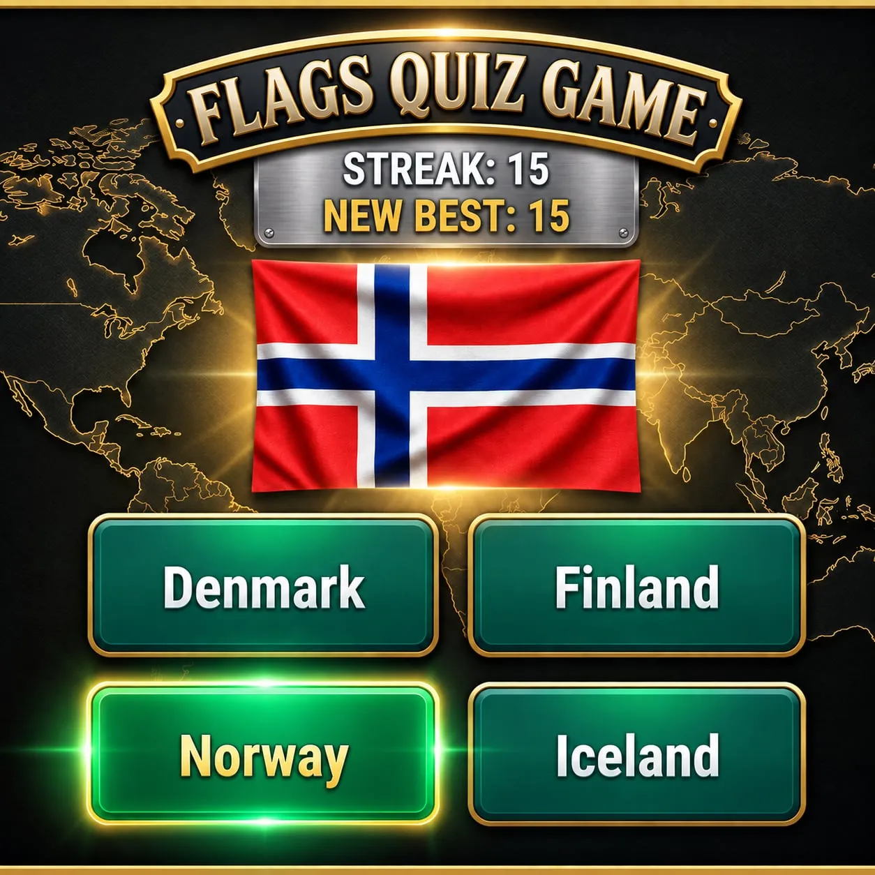 Flags Quiz Game