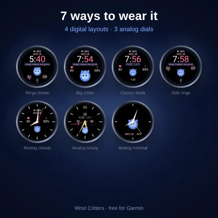 Plumi Face – 錶面上的毛球 · Screenshot 3