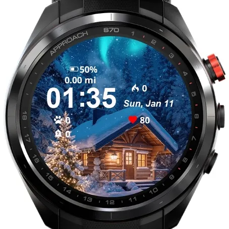 Cabin Snow Aurora · 截图 2