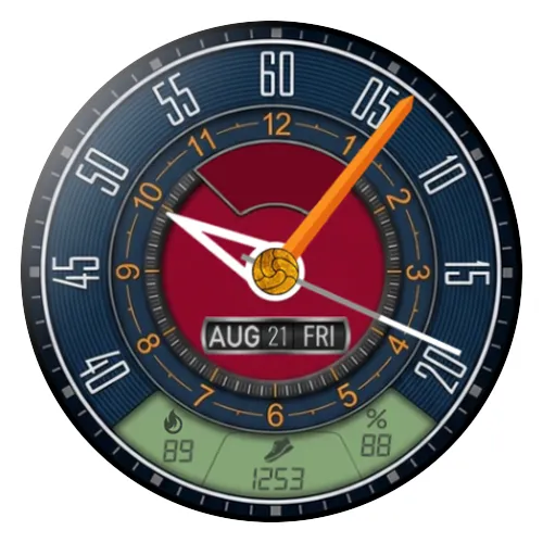 Barcelona Football Soccer Classic Watch Face