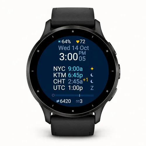 Zonestack - World Time Watch Face