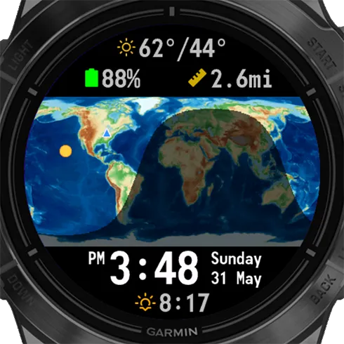 Natural Earth - Solar World Face