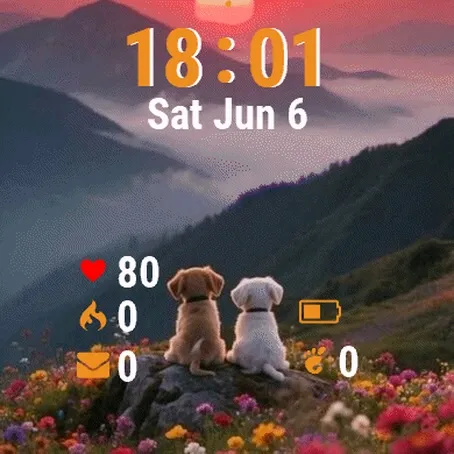 Two Dogs Sitting · Captura de tela 1
