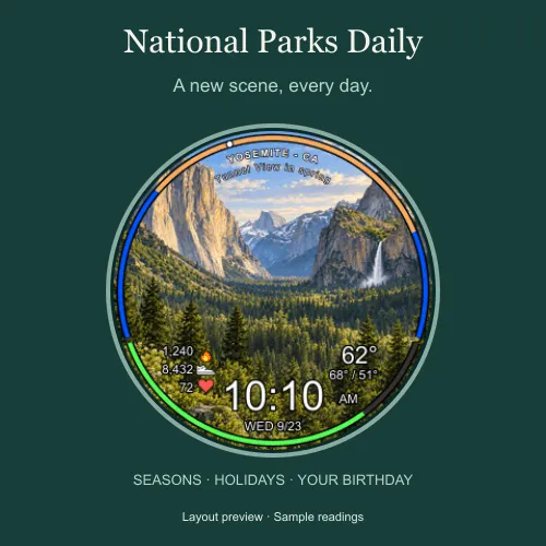 National Parks Daily · Snímek obrazovky 0
