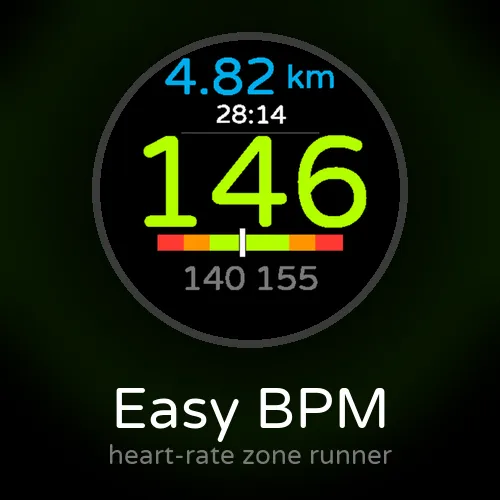 Easy BPM Running — Heart Rate Zone Runner
