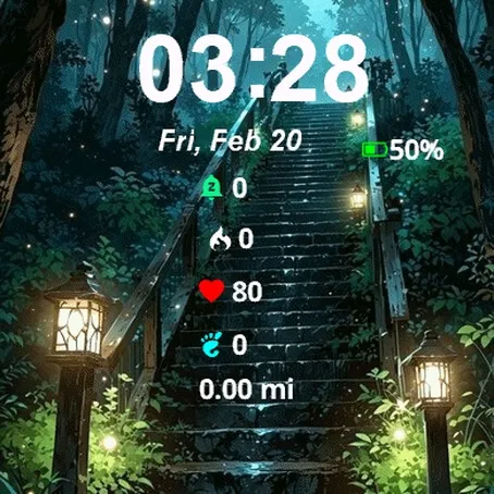 Stairway Woods Lanterns