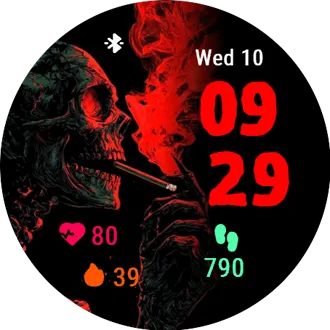 Smoking Skull