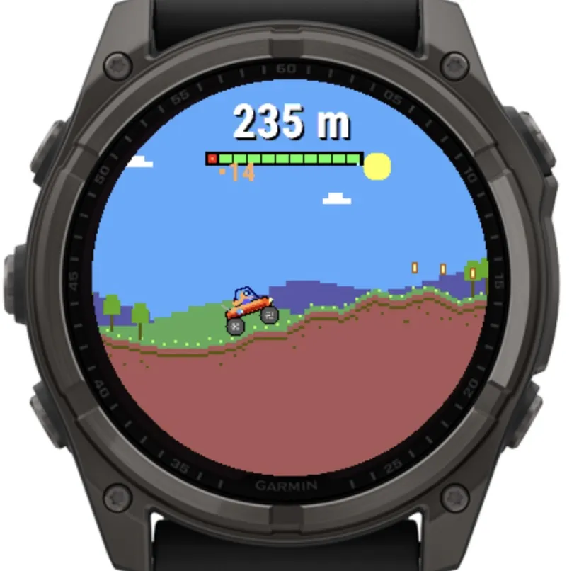 Bumpy Ride: Step-Powered Hill Climb
