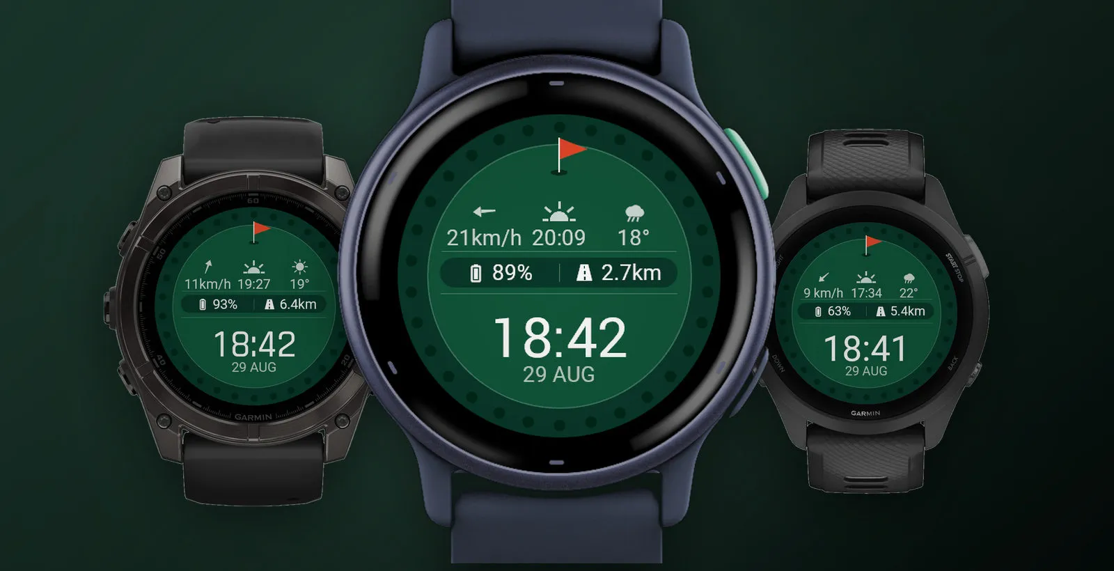 PinSeeker-IOV Golf Pallo Green Fairway Tee · Kuvakaappaus 0