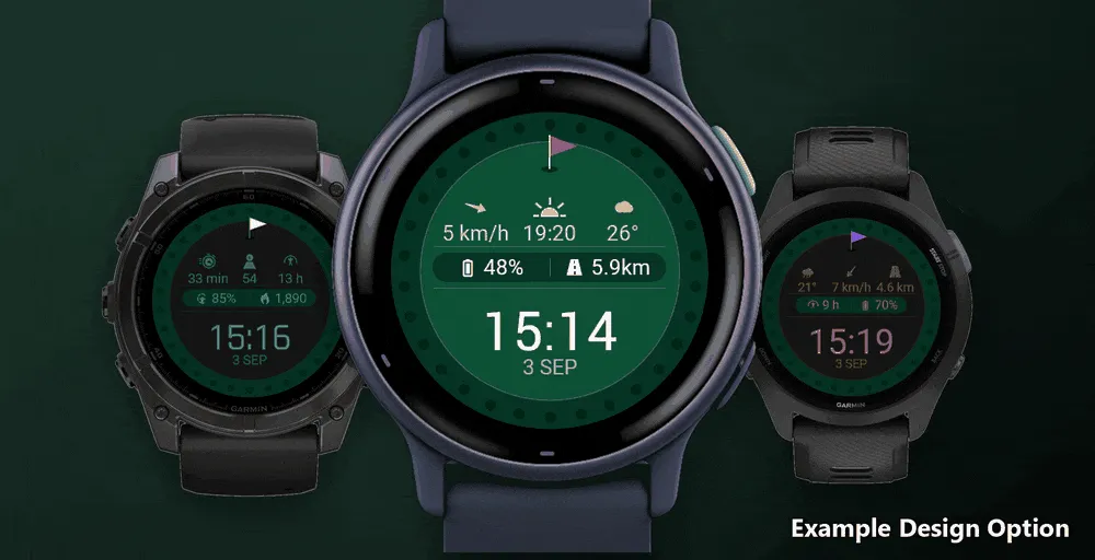 PinSeeker-IOV Golf Pallo Green Fairway Tee · Kuvakaappaus 2