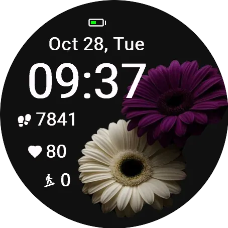 Violet Ivory Flowers