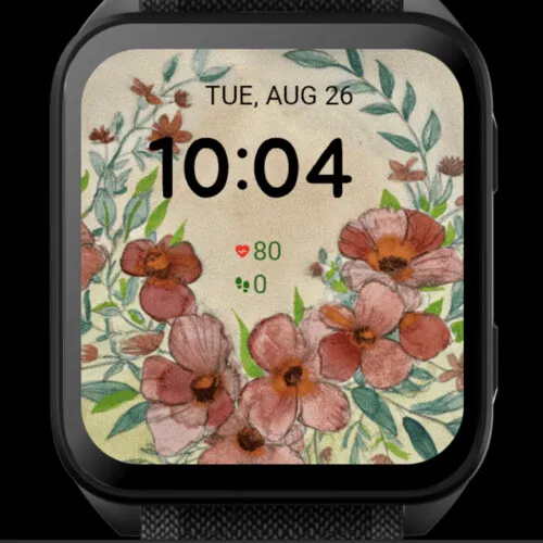 Delicate Floral Crown – Watercolor Flower Garland · 螢幕截圖 2