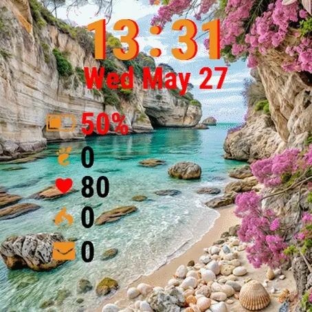 Beach Pink Flowers Shells · Скриншот 2