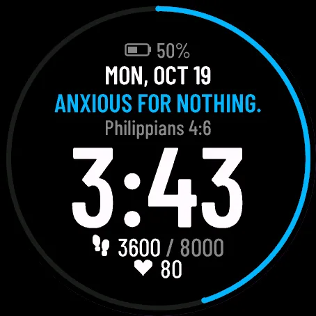VerseFace: Daily Bible Verse Watch Face · Screenshot 0
