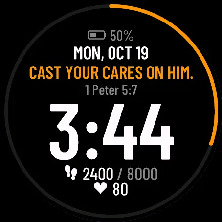 VerseFace: Daily Bible Verse Watch Face · Screenshot 2