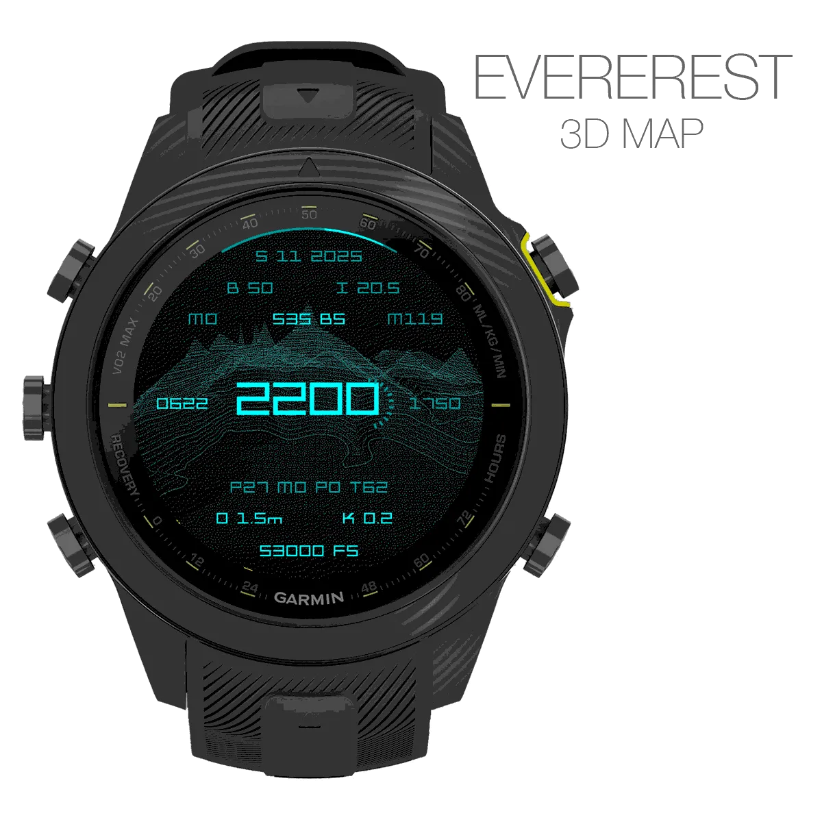 EVEREST 3D MAP