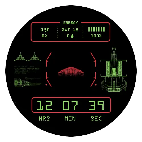 Battlestar Galactica Colonial Viper Cylon Target