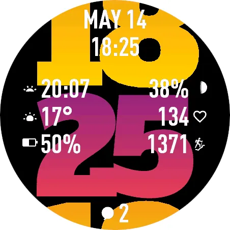 Tectonic Watch Face · 螢幕截圖 2