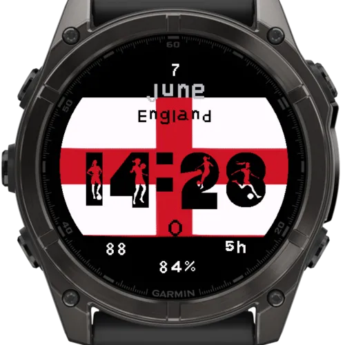 England St George Flag Watch Face