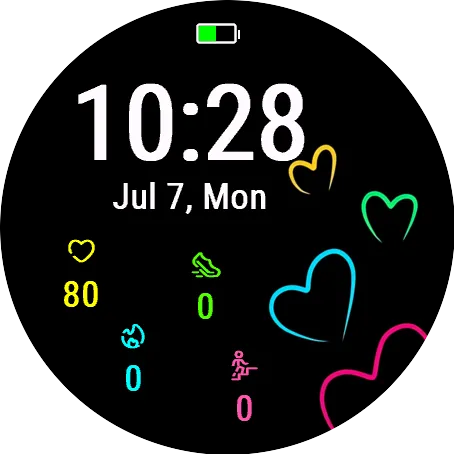 Neon Hearts
