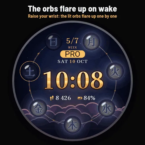 Astra Seven Orbs – Animerad drake, veckomål · Skärmbild 1