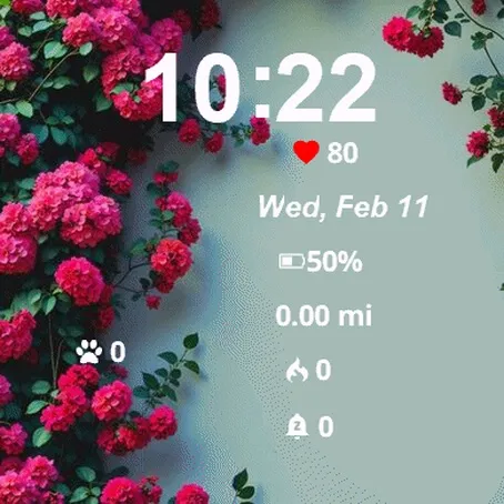 The flowers