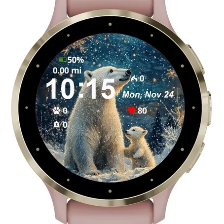 Painting Two Polar Bears Sitting · Tangkapan layar 0