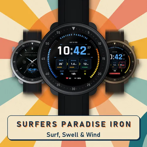 Surfers Paradise Iron: 冲浪、涌浪和风