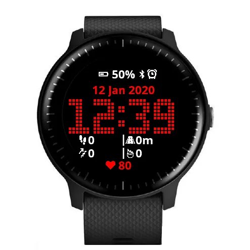 Dot Matrix Watch Face