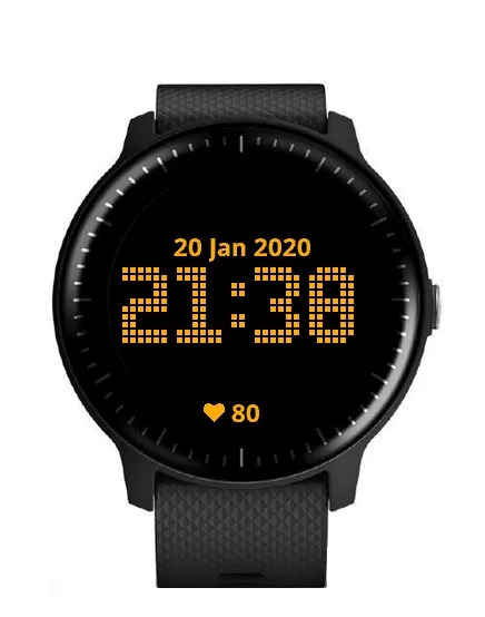 Dot Matrix Watch Face · スクリーンショット 2
