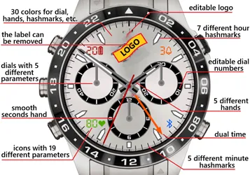 Black & White Collection (5 Different Watchfaces) · Screenshot 2