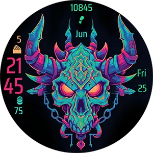 Vaporwave Skull 10