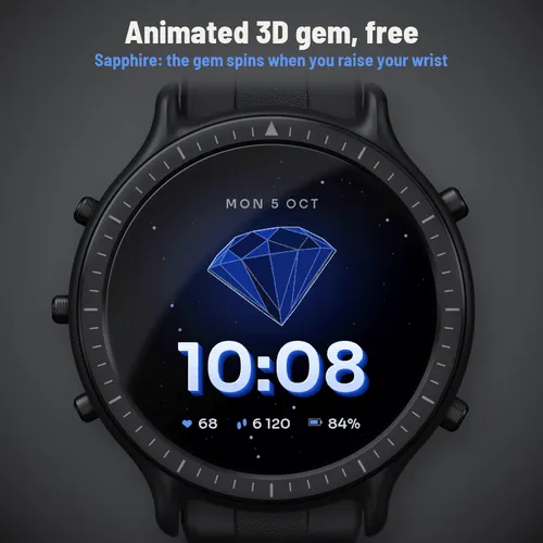 Astra Prism – 3D水晶动态表盘 · Screenshot 0