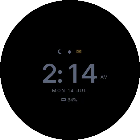 One Goal – ciferník / watchface: cíl a kroky · Snímek obrazovky 4