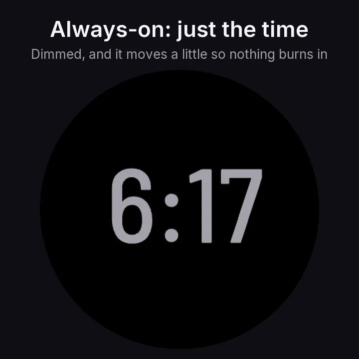 One Line Watch Face - Big Time, Large Digits · Screenshot 2