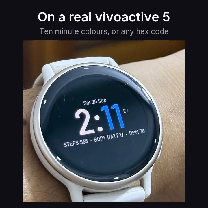 One Line Watch Face - Big Time, Large Digits · Screenshot 3
