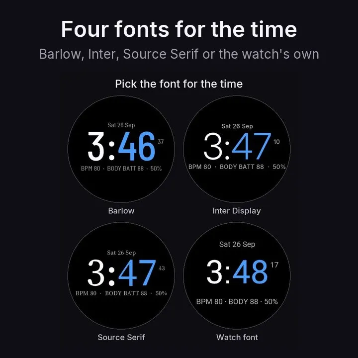 One Line Watch Face - Big Time, Large Digits · Screenshot 4