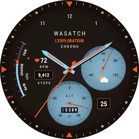 Wasatch L'Explorateur Chrono · Skjermbilde 2