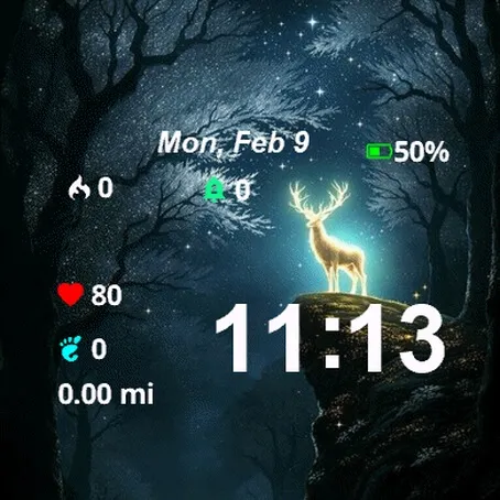 Deer Standing Middle Forest · Tangkapan skrin 2