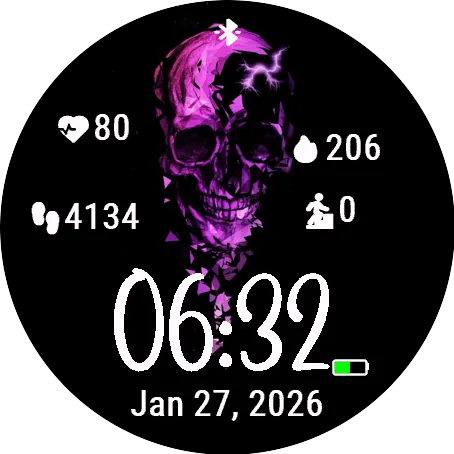 Purple Skull