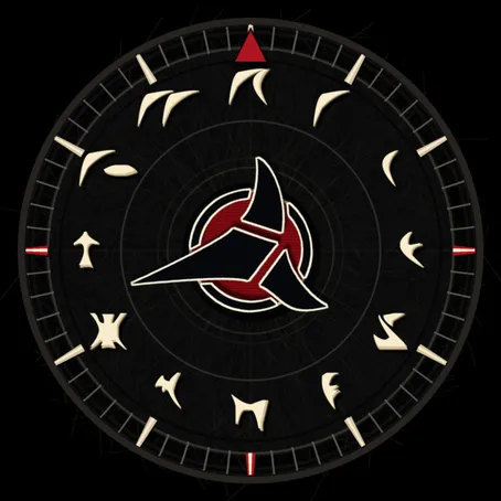 Klingon Star Trek Analog Watch Face