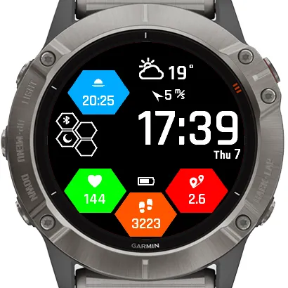Honeycomb - Weather Watchface