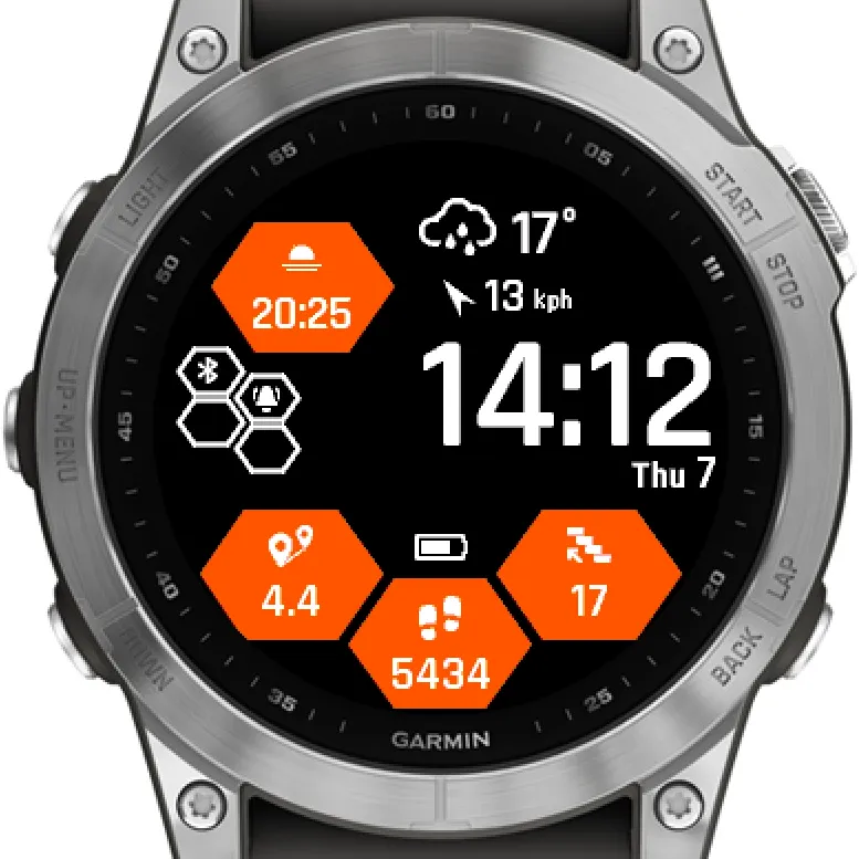 Honeycomb - Weather Watchface · 截图 1