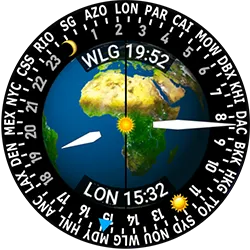 Worldtimer Planets Model 1
