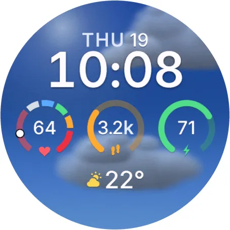 Skydial：随天气实时变化的天空・天气预报 · 截图 0