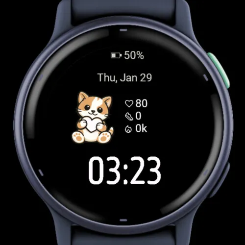 Cute Kitty Love – Animated Heart · Screenshot 2