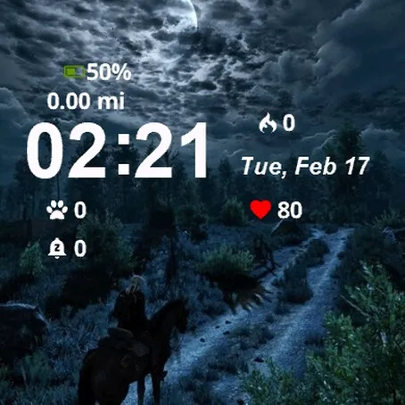 Horse Middle Forest