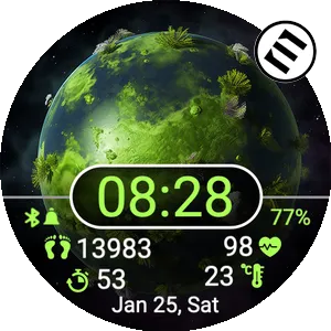 Green Exo Planet