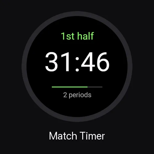 Match Timer - Halves, Quarters, Added Time